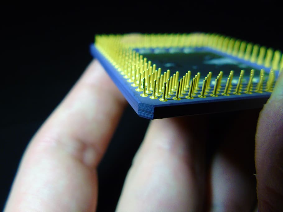 chip de processador de un computador